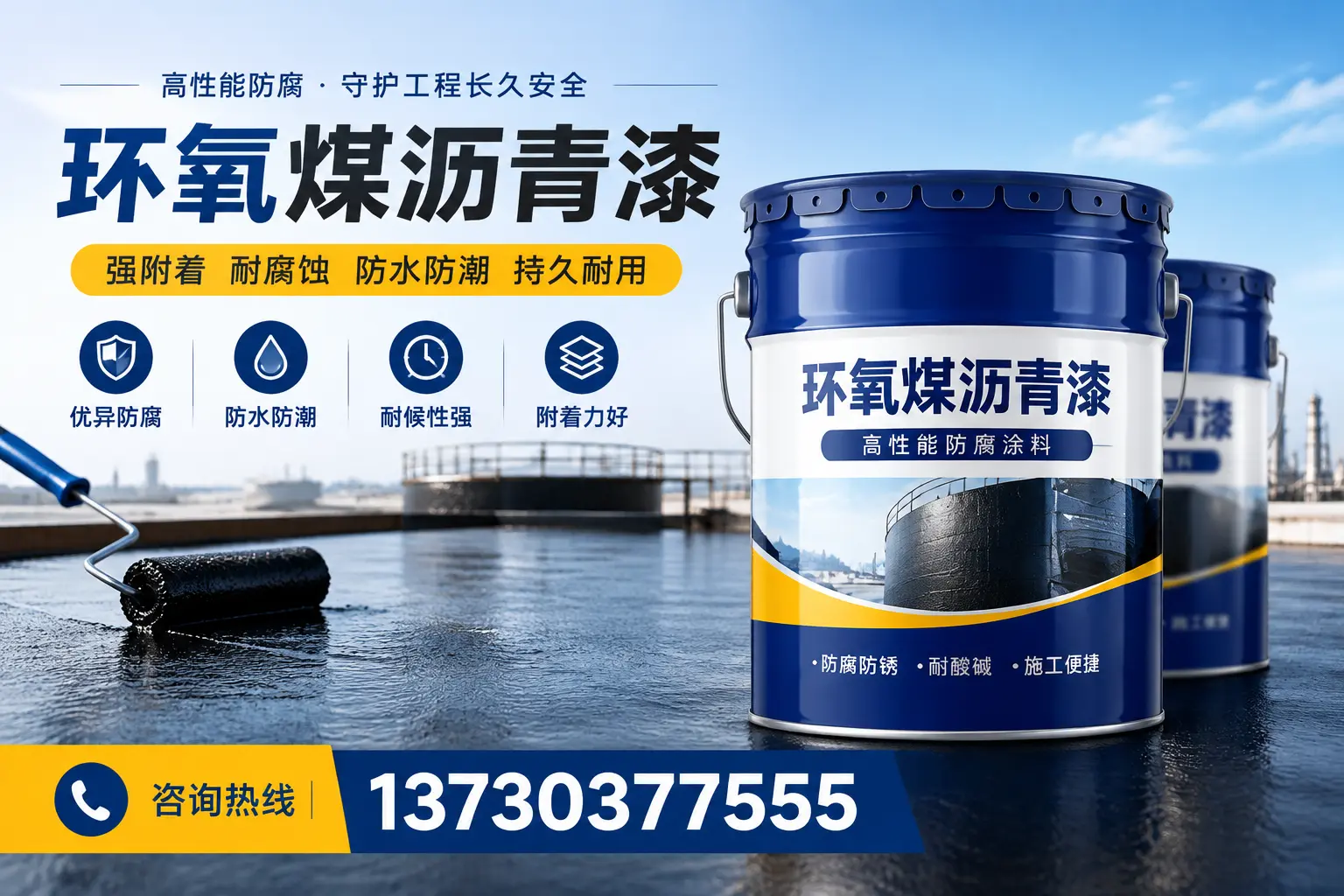 如何判断环氧煤沥青漆的质量?新河消费者指南